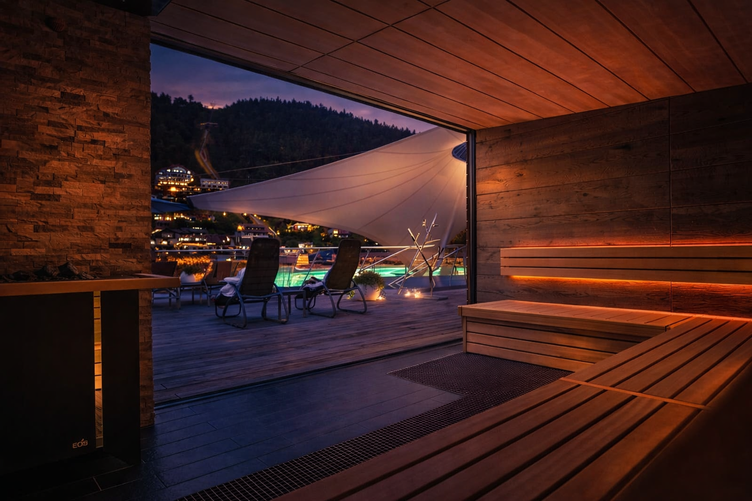 Wellnesshotel: Sauna Palais Thermal - Mokni’s Palais Hotel & SPA - Sauna | Spa