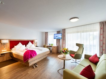 4* Hotel Erlebach für Ihre Auszeit mit Ruhe und Bewegung Zimmerkategorien Doppelzimmer Hammerspitze 38 qm