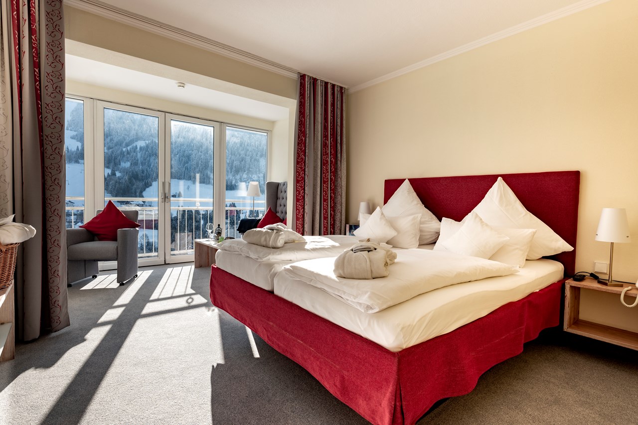 4* Hotel Erlebach für Ihre Auszeit mit Ruhe und Bewegung Zimmerkategorien Doppelzimmer Wintergarten 30 qm