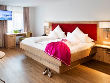 4* Hotel Erlebach für Ihre Auszeit mit Ruhe und Bewegung Zimmerkategorien Doppelzimmer Gehrenspitze 30 qm
