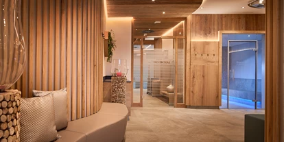 Wellnessurlaub - Mattsee - Wellnessbereich mit Dampfbad, Bio-Kräutersauna, Infrarot-Salzgrotte und Panoramasauna - Laschenskyhof