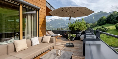 Wellnessurlaub - Day SPA - Altenmarkt im Pongau - Terrasse in der Loftusite XL - DAS.GOLDBERG
