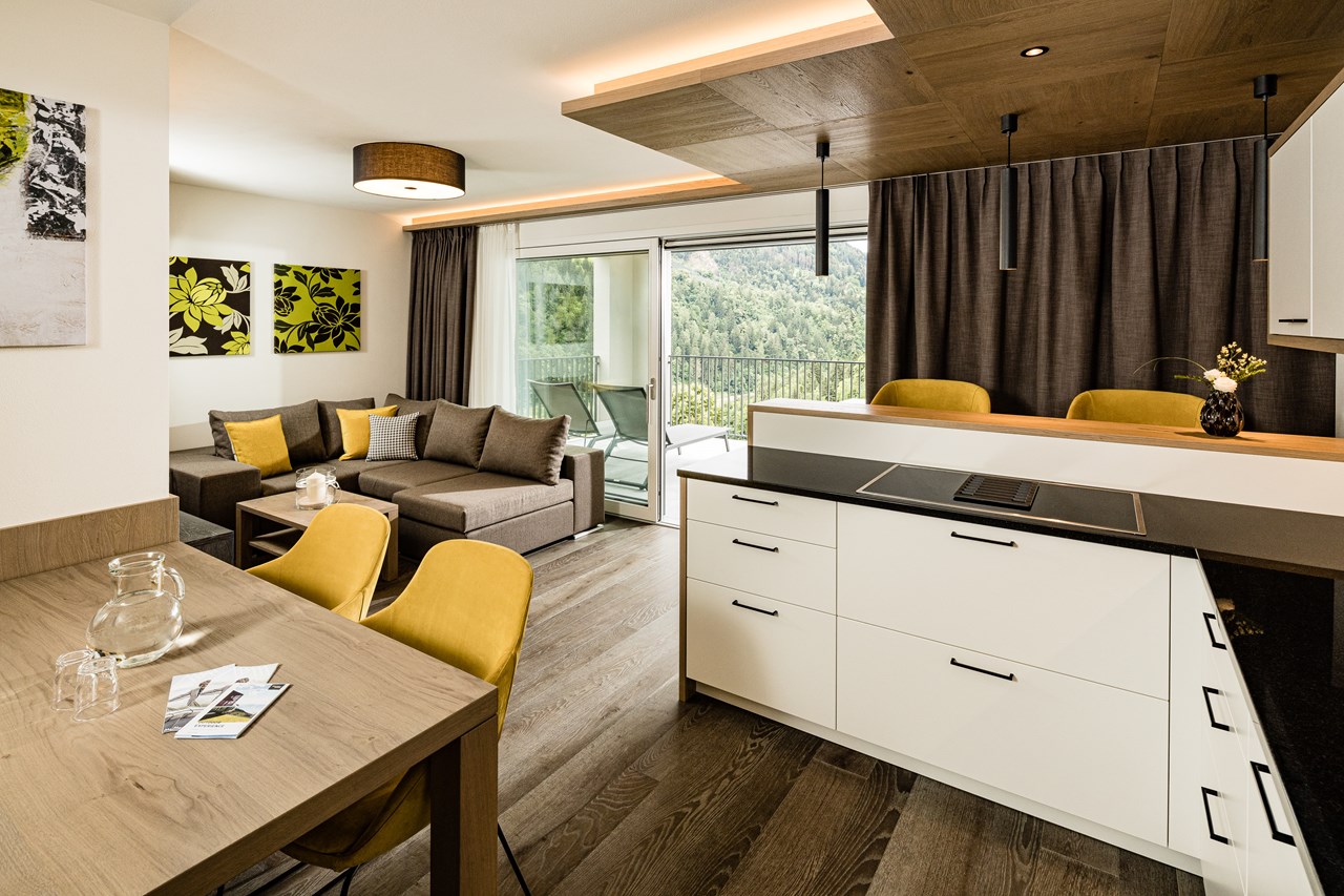 Panorama Residence Saltaus Zimmerkategorien Typ 14 – One Bedroom Suite mit Terr asse