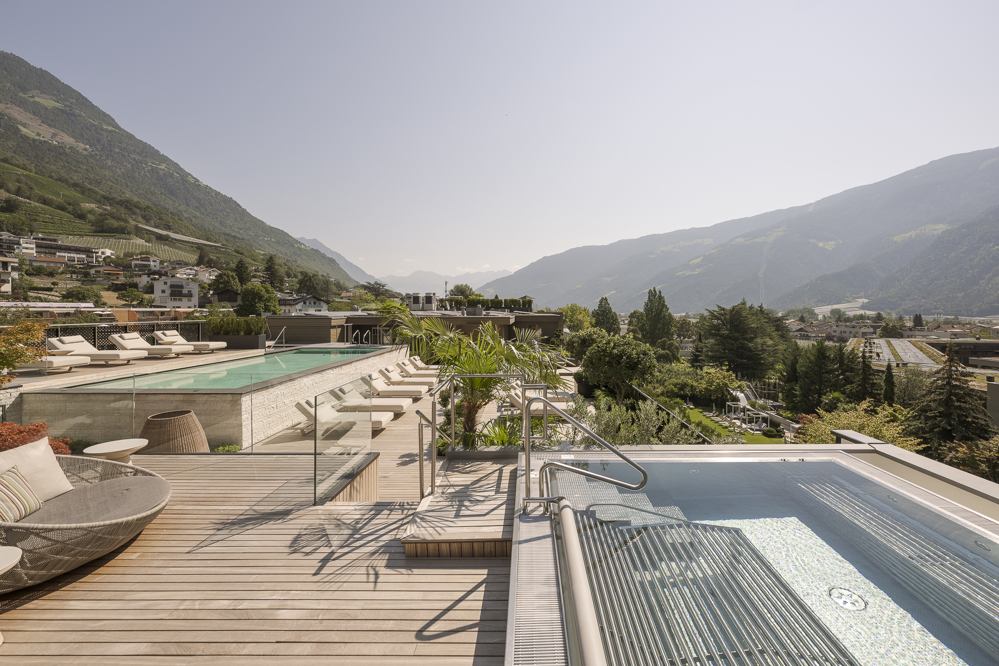 Wellnesshotel: Panoramaterrasse Sky-Spa - Feldhof DolceVita Resort