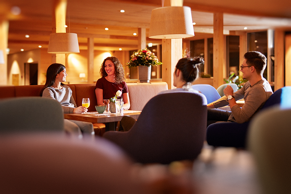 Wellnesshotel: Hotel die Wälderin_Lobby und Bar  - Hotel die Wälderin****s