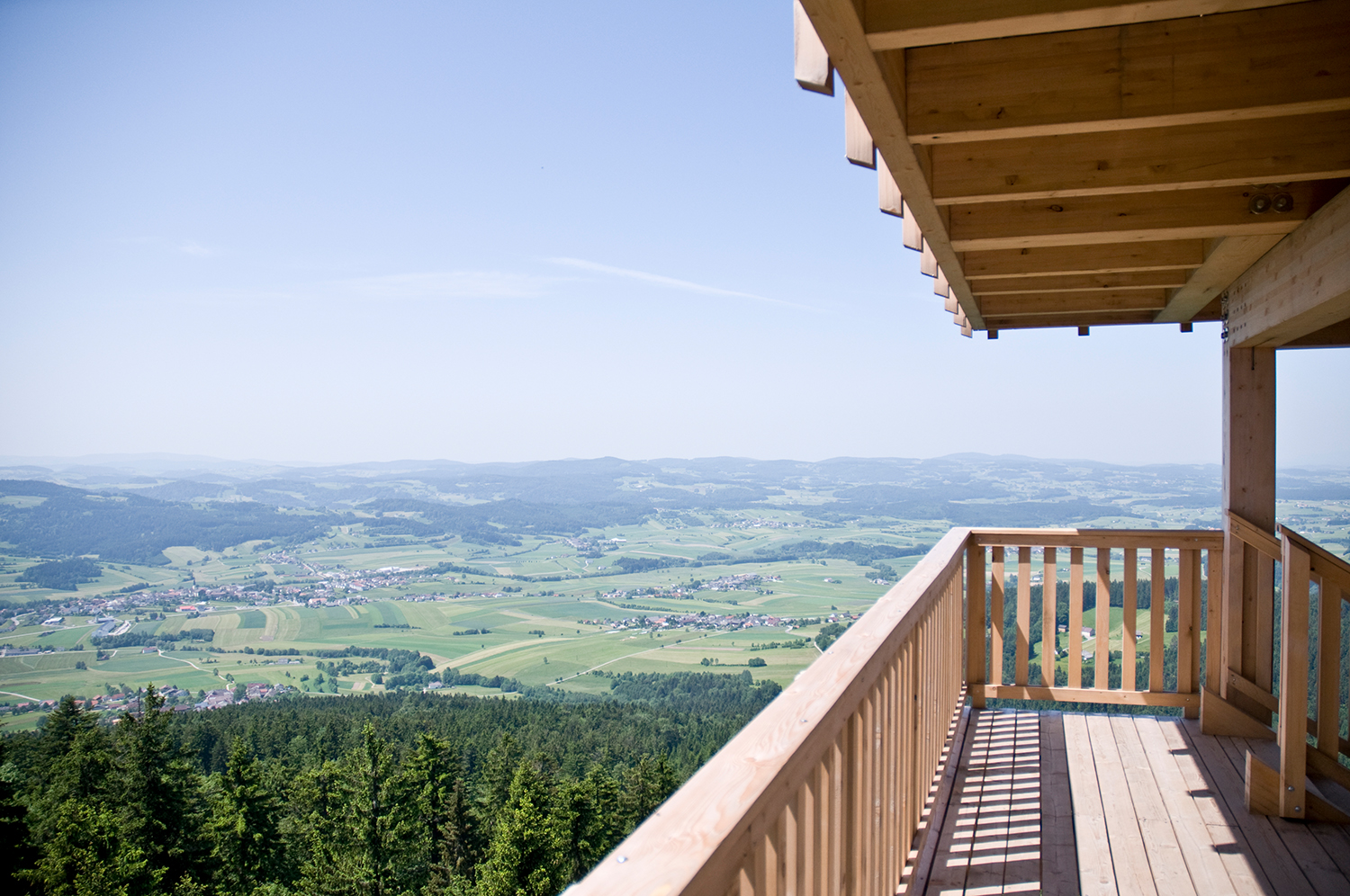1. Bier- und Wohlfühlhotel Gut Riedelsbach Ausflugsziele Alpenblick Ausichtsturm