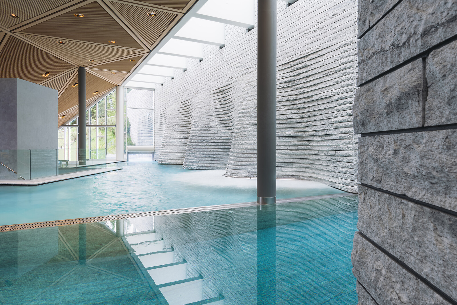 Wellnesshotel: Tschuggen Grand Hotel Arosa - Tschuggen Grand Hotel - Sauna | Spa, Wasser
