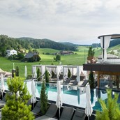 Wellnesshotel - Skypool mit Dachterrasse  - ABINEA Dolomiti Romantic SPA Hotel