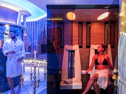 Wellnessurlaub - Dorf Tirol - Sauna Landschaft - ABINEA Dolomiti Romantic SPA Hotel