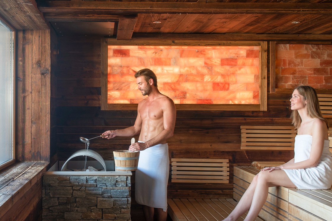 Wellnesshotel: Panorama-Sauna in der Larimar Saunawelt - Hotel Larimar
