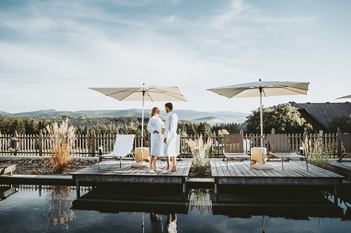 Mein Hotel Fast Saunen und Bäder im Detail Außenpool Naturteich 