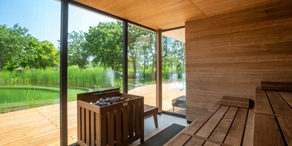 Wellnessurlaub - Umgebungsschwerpunkt: am Land - Gramatneusiedl - Panorama-Selbstaufguss-Sauna - VILA VITA Pannonia