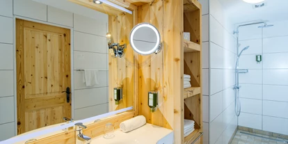 Wellnessurlaub - Umgebungsschwerpunkt: am Land - Gramatneusiedl - Bungalow A2 - Badezimmer - VILA VITA Pannonia