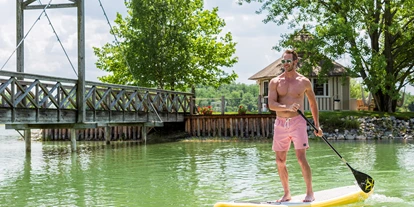 Wellnessurlaub - Umgebungsschwerpunkt: am Land - Gramatneusiedl - StandUp Paddling hauseigener Badesee - VILA VITA Pannonia