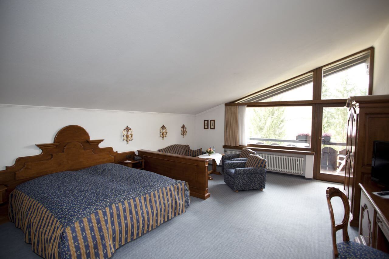 Alpenhof Grainau Zimmerkategorien Superior-Doppelzimmer mit Bergblick