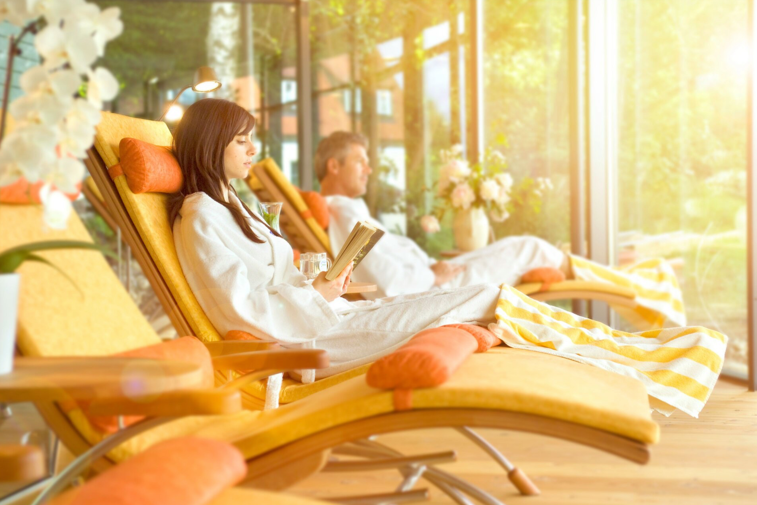 Wellnessurlaub - Region Schwaben - Bad Clevers Ruhebereich im QuellSPA - BAD CLEVERS Health Resort & Medical SPA