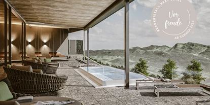 Wellnessurlaub - Biosauna - Isny im Allgäu - Rendering Outdoor-Whirlpool - Bergkristall - Mein Resort im Allgäu