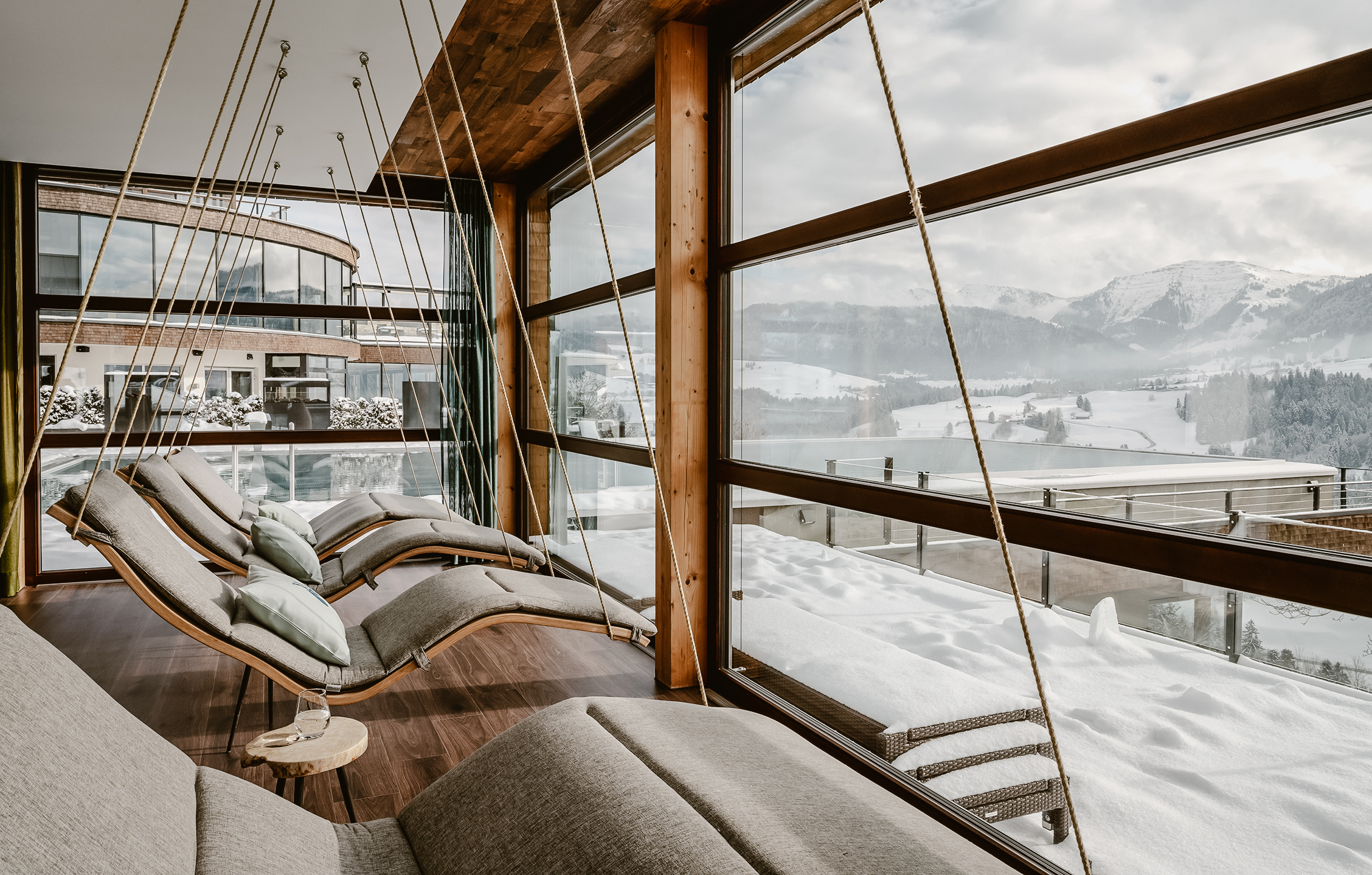 Wellnesshotel: Schwebeliegenraum - Bergkristall - Mein Resort im Allgäu