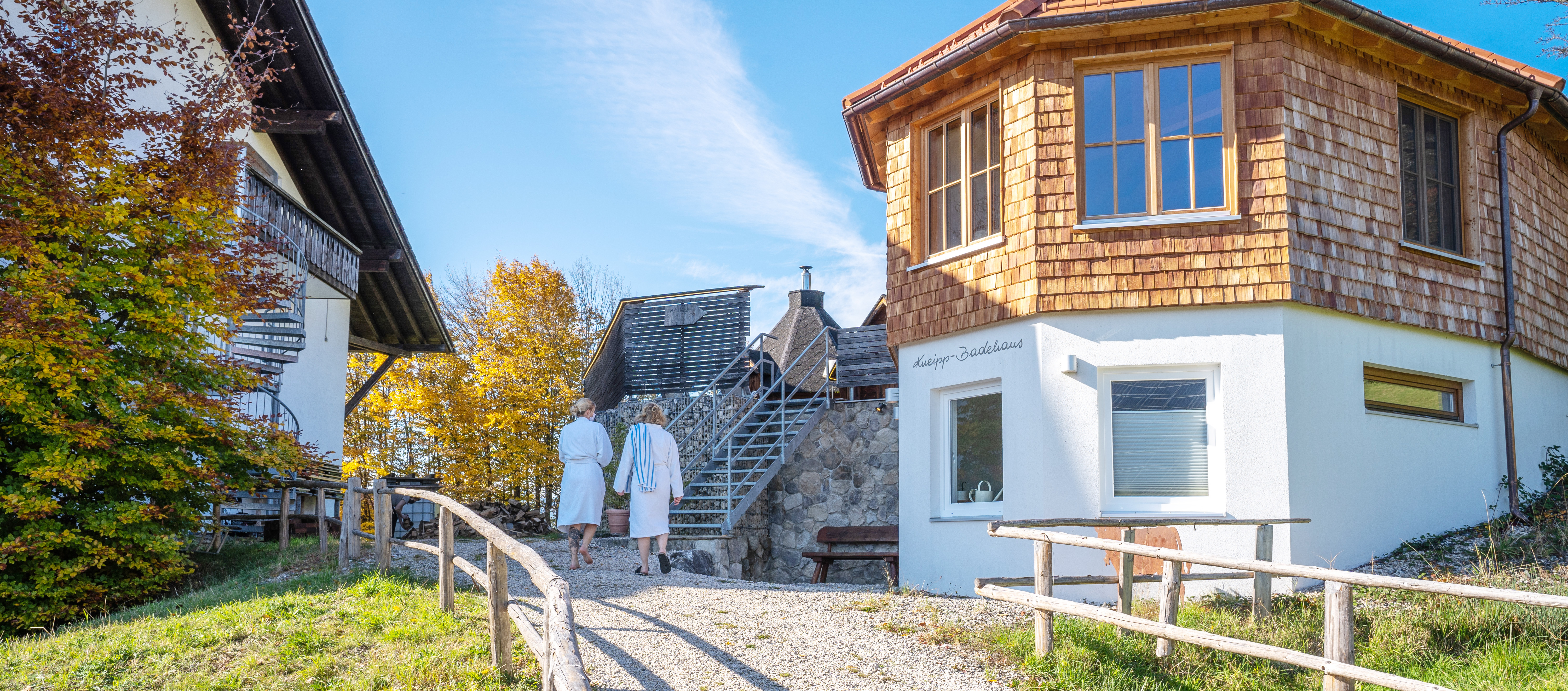 Biohotel Eggensberger**** Saunen und Bäder im Detail Kneipp-Badehaus