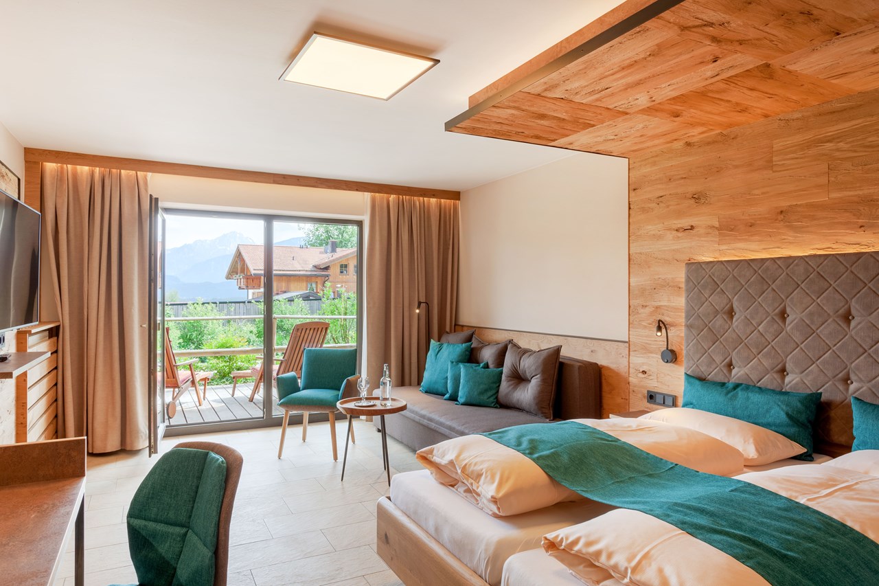 Biohotel Eggensberger**** Zimmerkategorien SUPERIOR Juniorsuite "Gartenglück"