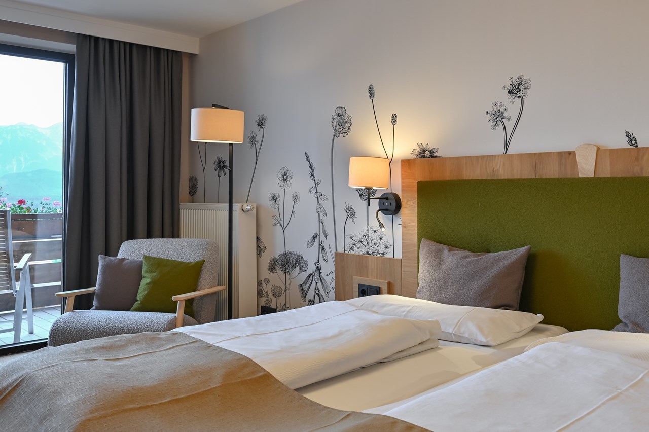 Biohotel Eggensberger**** Zimmerkategorien PLUS Doppelzimmer "Seeblick"