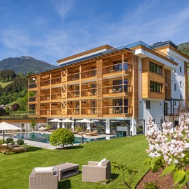 Wellnesshotel: Vitallodge und Gartenpool Natur Resort Rissbacher Stumm im Zillertal - Natur Resort Rissbacher