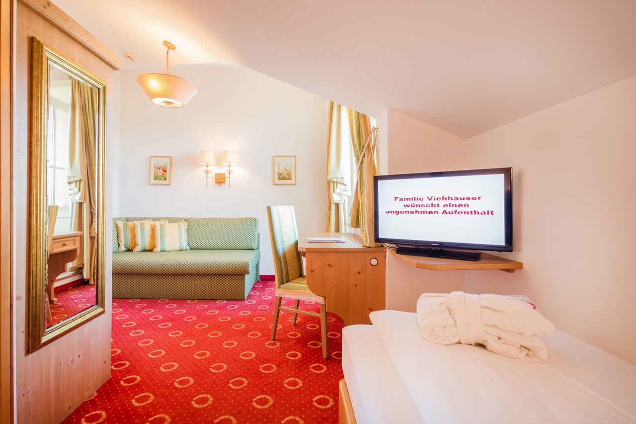 Hotel AlpenSchlössl Zimmerkategorien Komfortzimmer Single