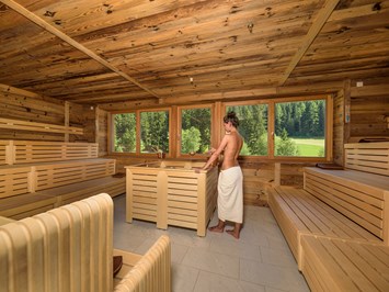 Alpine Nature Hotel Stoll Saunen und Bäder im Detail Panorama Sky Sauna 