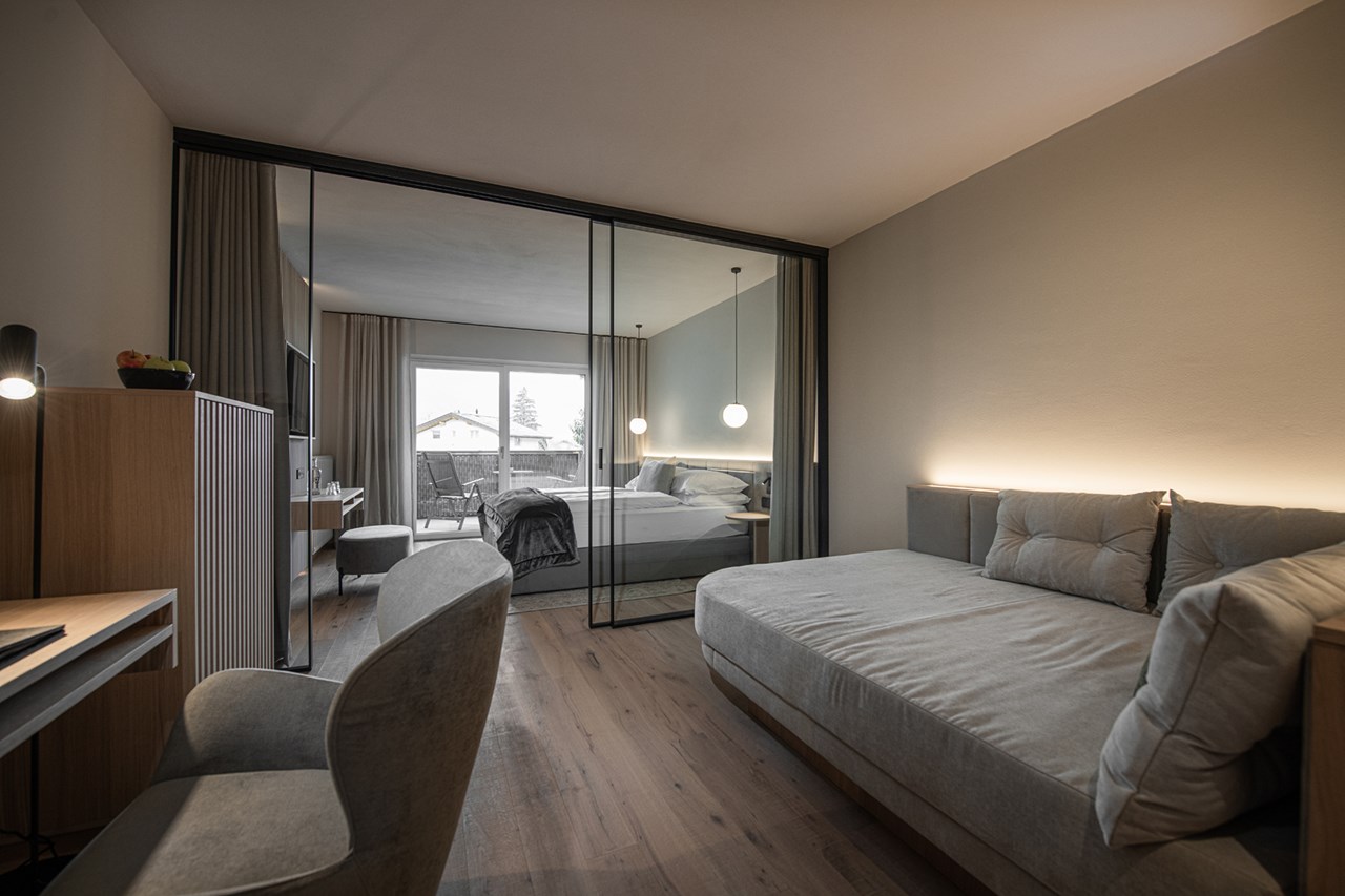 Hotel das Paradies Zimmerkategorien Giardino Suite