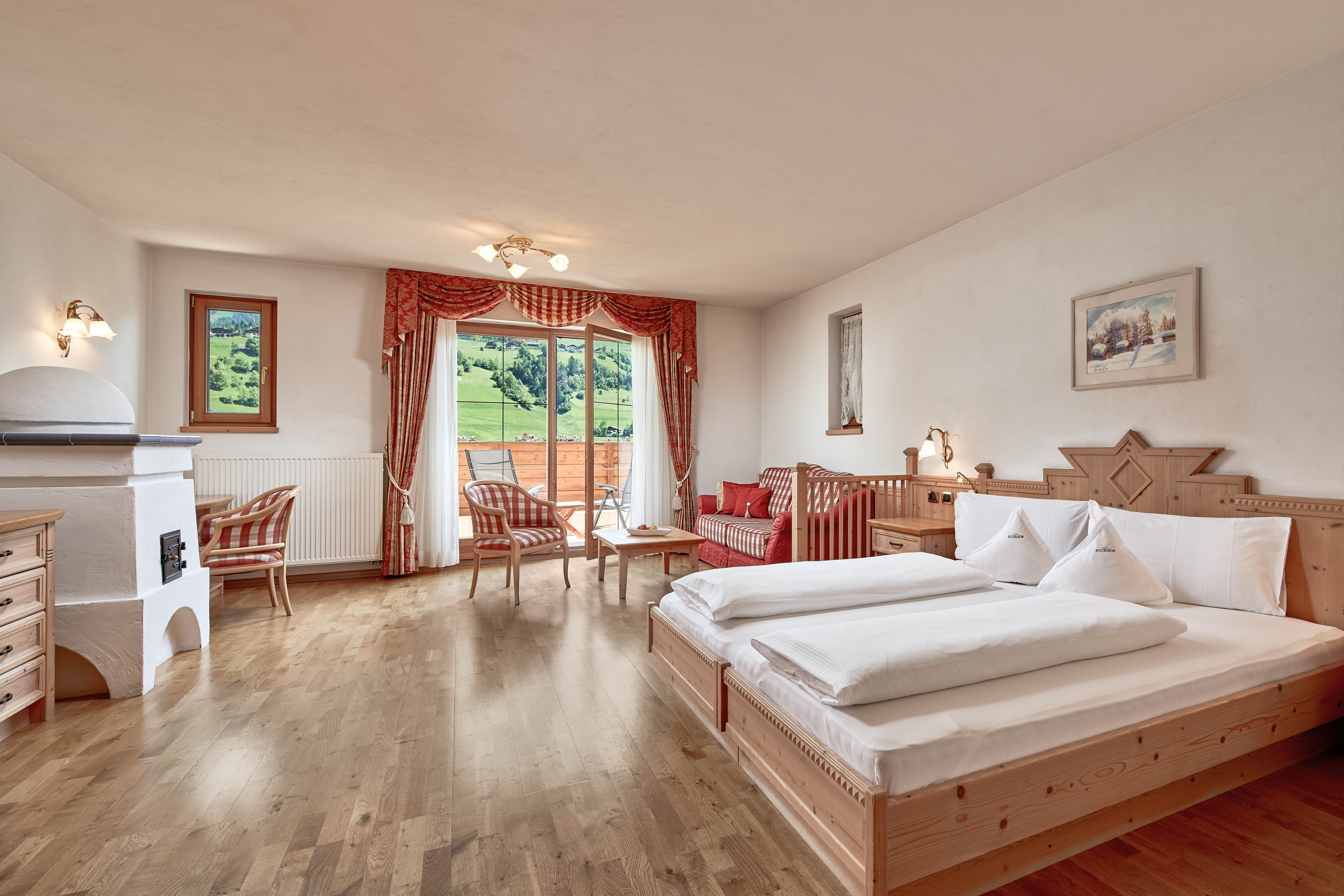 Excelsior Dolomites Life Resort Zimmerkategorien Lavarella Giardino