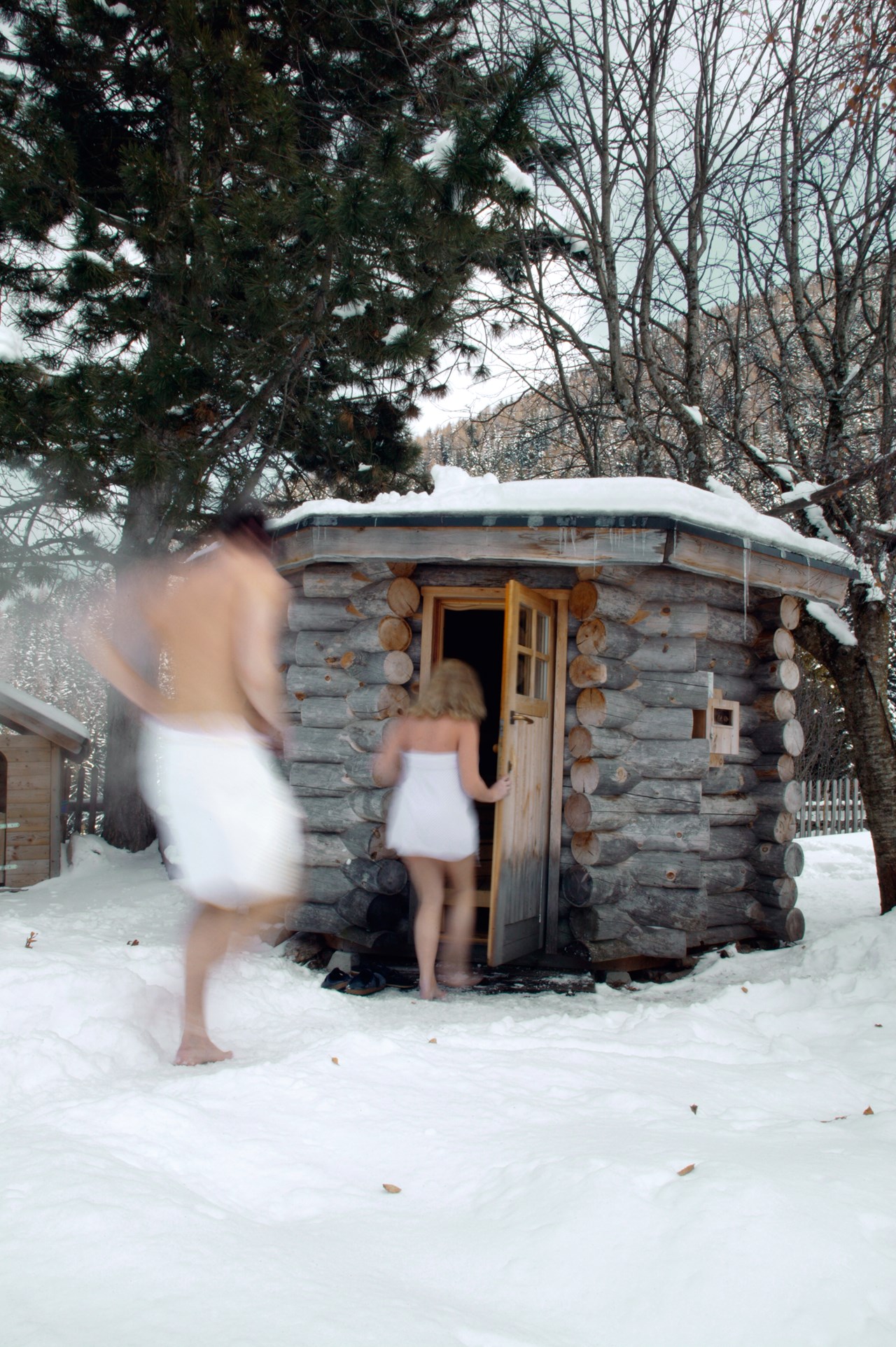 Ganis Resort - Dolomites Saunen und Bäder im Detail Kelo Wald Sauna