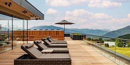 Wellnessurlaub - Oberbozen - Sky Terrasse - SONNENBERG | Panorama Dolomites Wellbeing