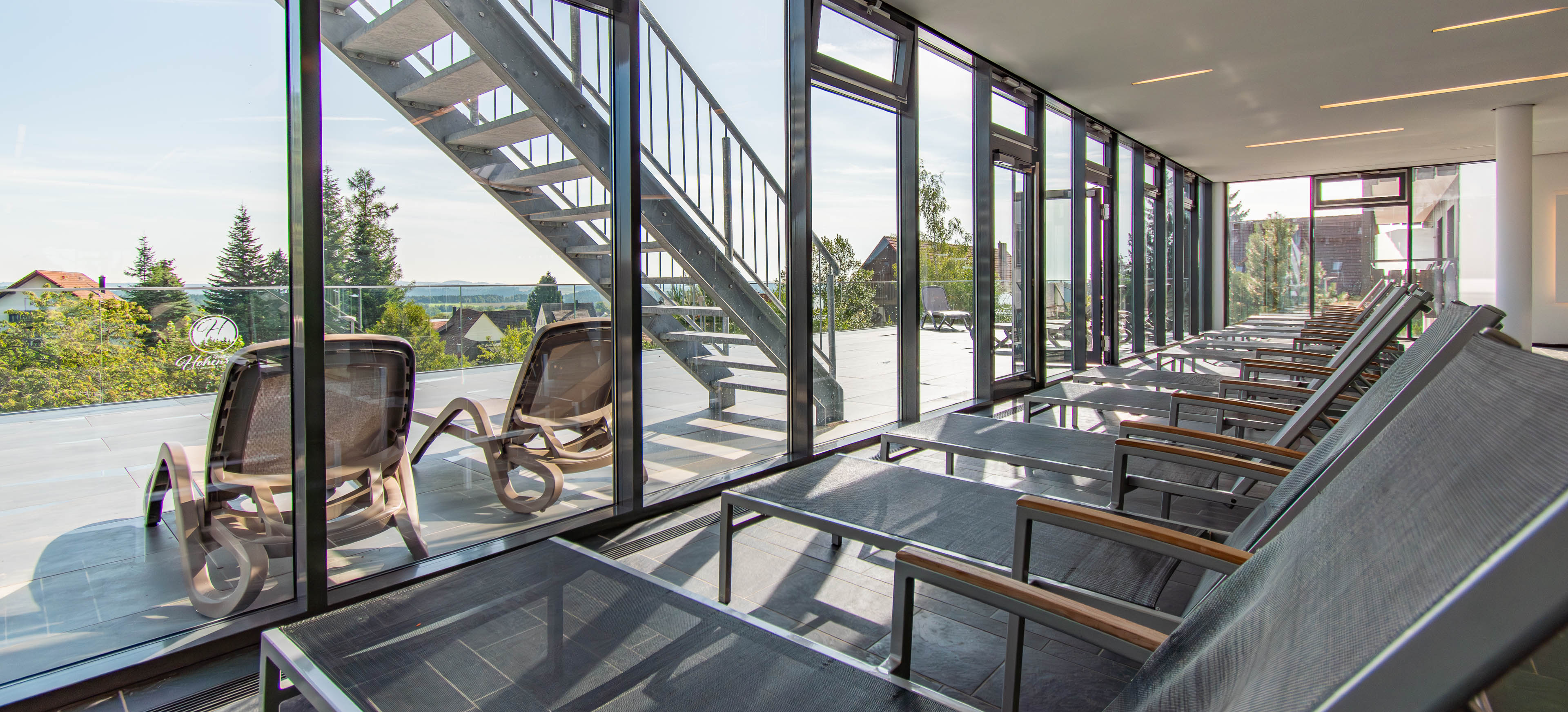 Wellnesshotel Hohenrodt **** Saunen und Bäder im Detail Liegebereich