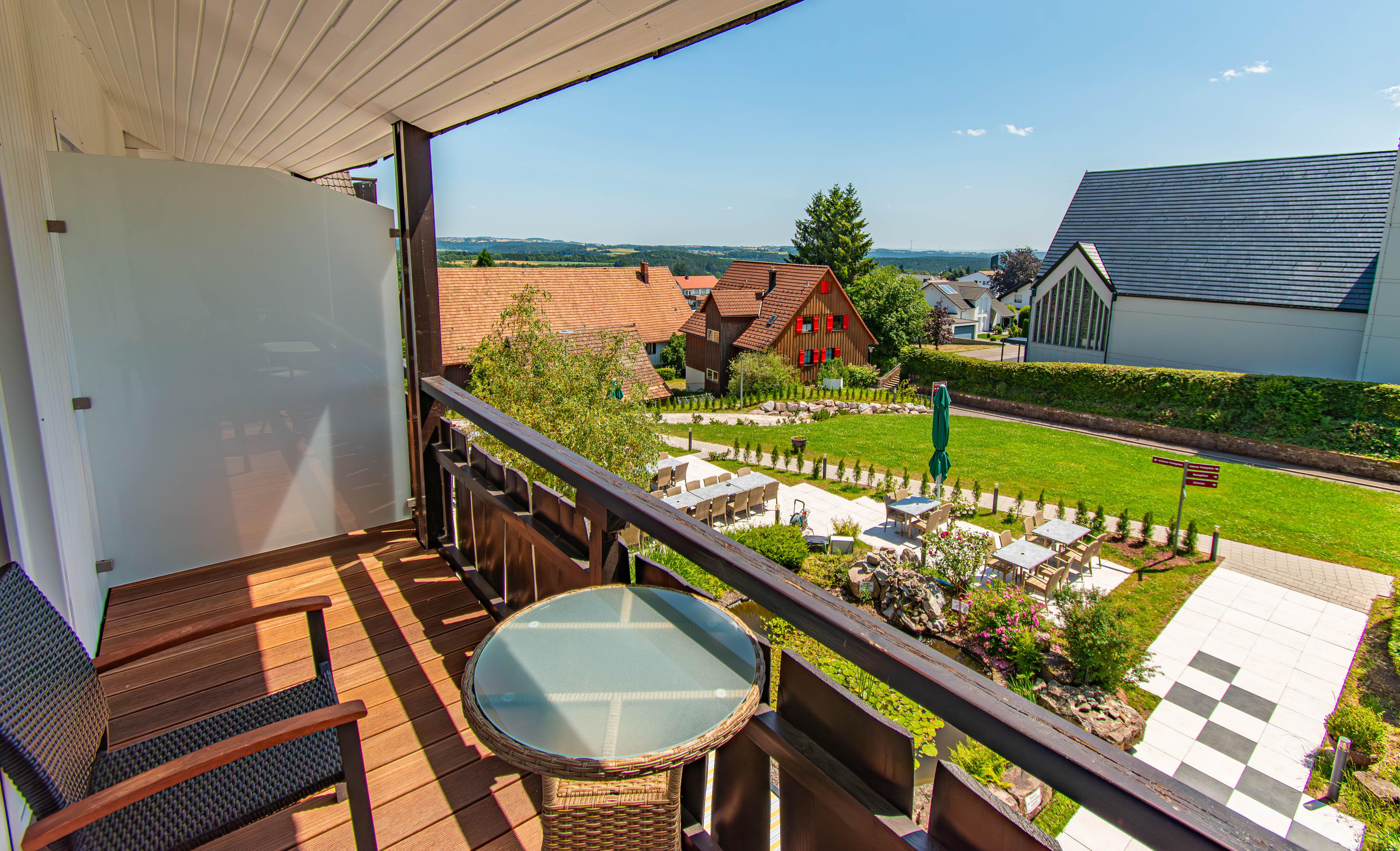 Wellnesshotel: Lossburg-Einzelzimmer Balkon - Wellnesshotel Hohenrodt ****