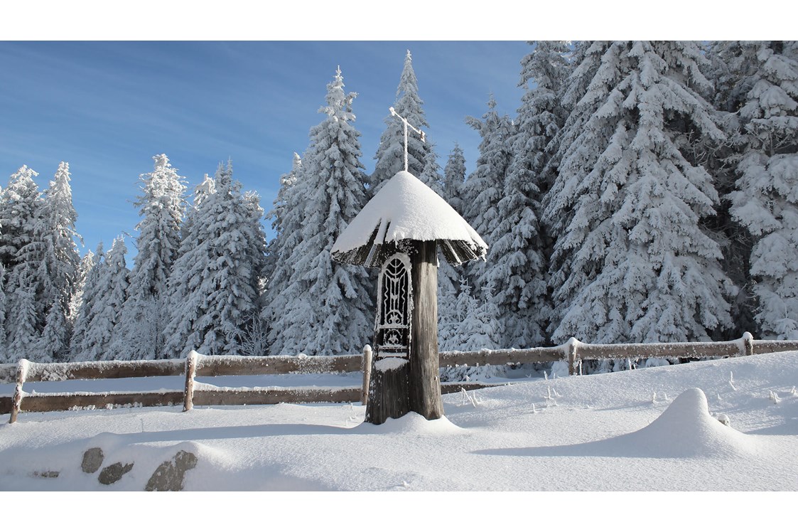 Wellnesshotel: INNs HOLZ Natur- & Vitalhotel**** Kapelle im Winter - INNs HOLZ Natur- & Vitalhotel****