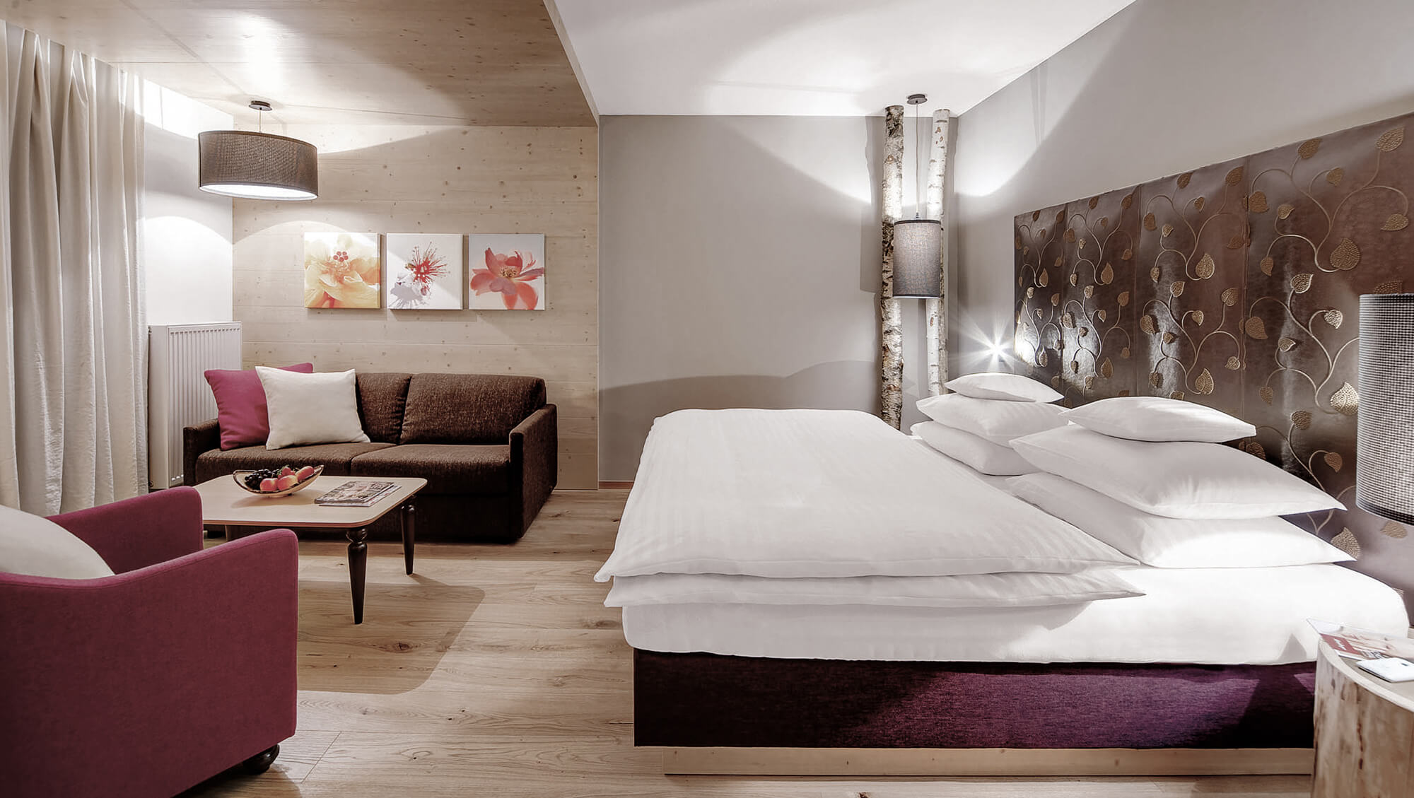 Wellnesshotel: INNs HOLZ Natur- & Vitalhotel****s Alpenblickzimmer - INNs HOLZ Natur- & Vitalhotel****s - Zimmer | Suiten