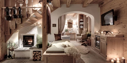 Wellnessurlaub - Private Spa - Otterbach (Sankt Florian am Inn) - INNs HOLZ Chalet Wohnraum - INNs HOLZ Chaletdorf