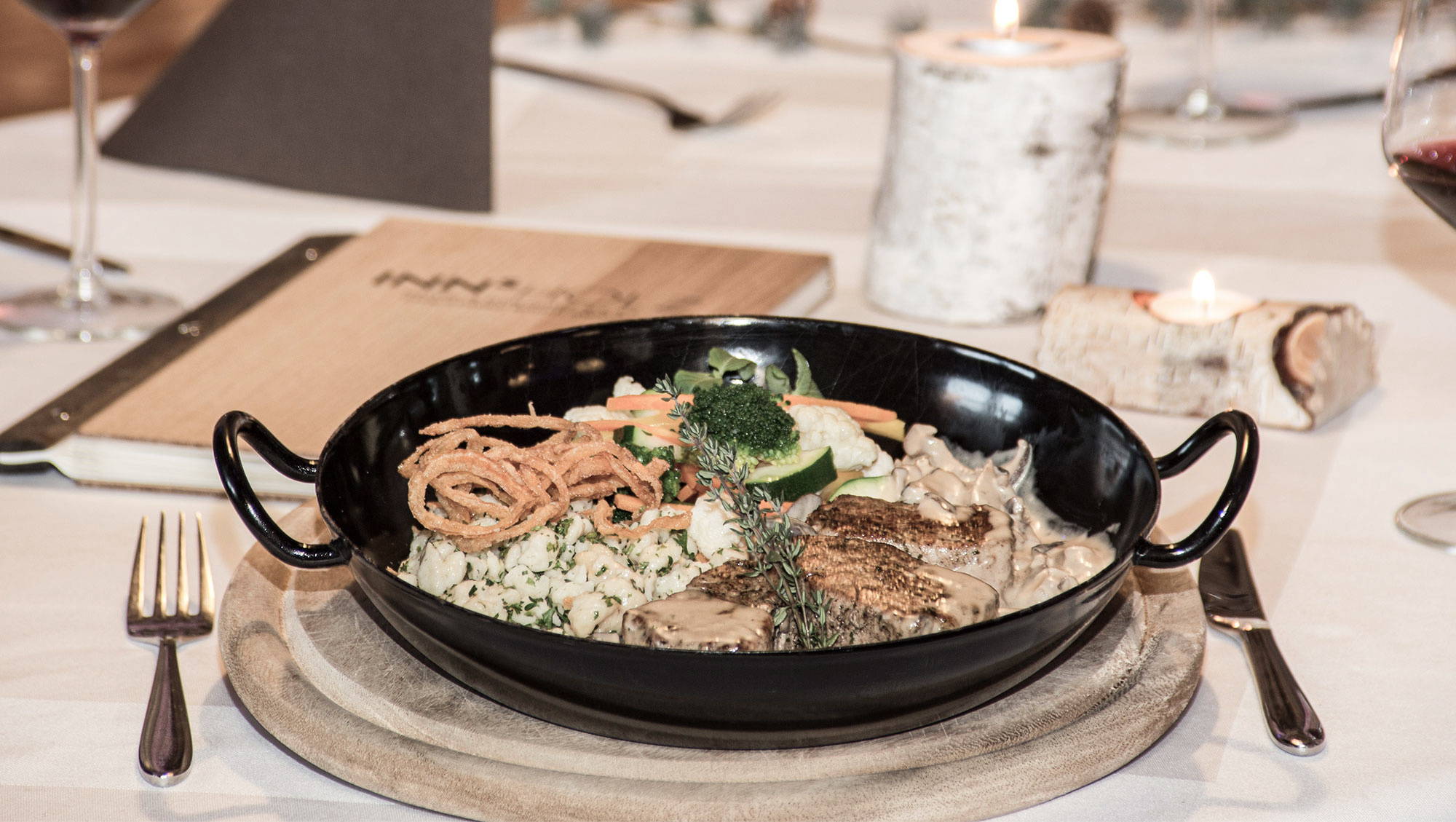 Wellnesshotel: INNs HOLZ Chaletdorf Jägerpfandl - INNs HOLZ Chaletdorf - Kulinarik | Restaurant