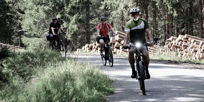 Wellnessurlaub - Private Spa - Otterbach (Sankt Florian am Inn) - INNs HOLZ Chaletdorf im Sommer Radfahren Mountainbike - INNs HOLZ Chaletdorf