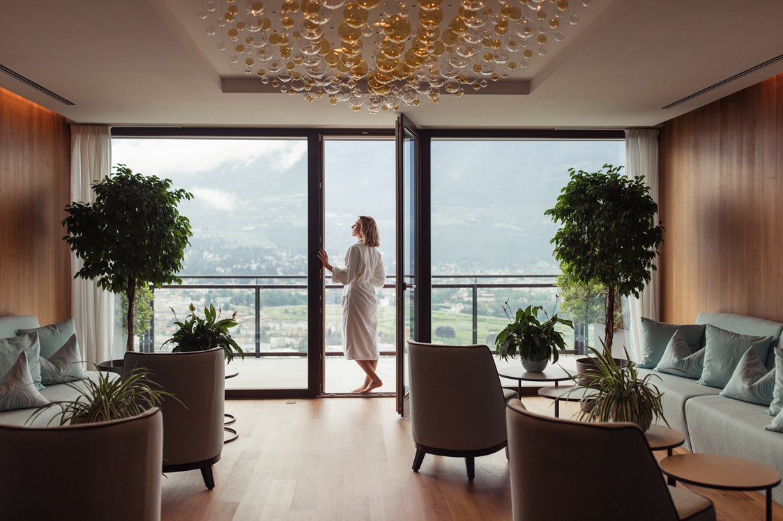 Wellnesshotel: Ruheräume mit Panoramablick - Hotel Giardino Marling