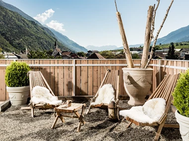 Wellnesshotel: Terasse mit Ruhezonen - matill – timeless boutique retreat