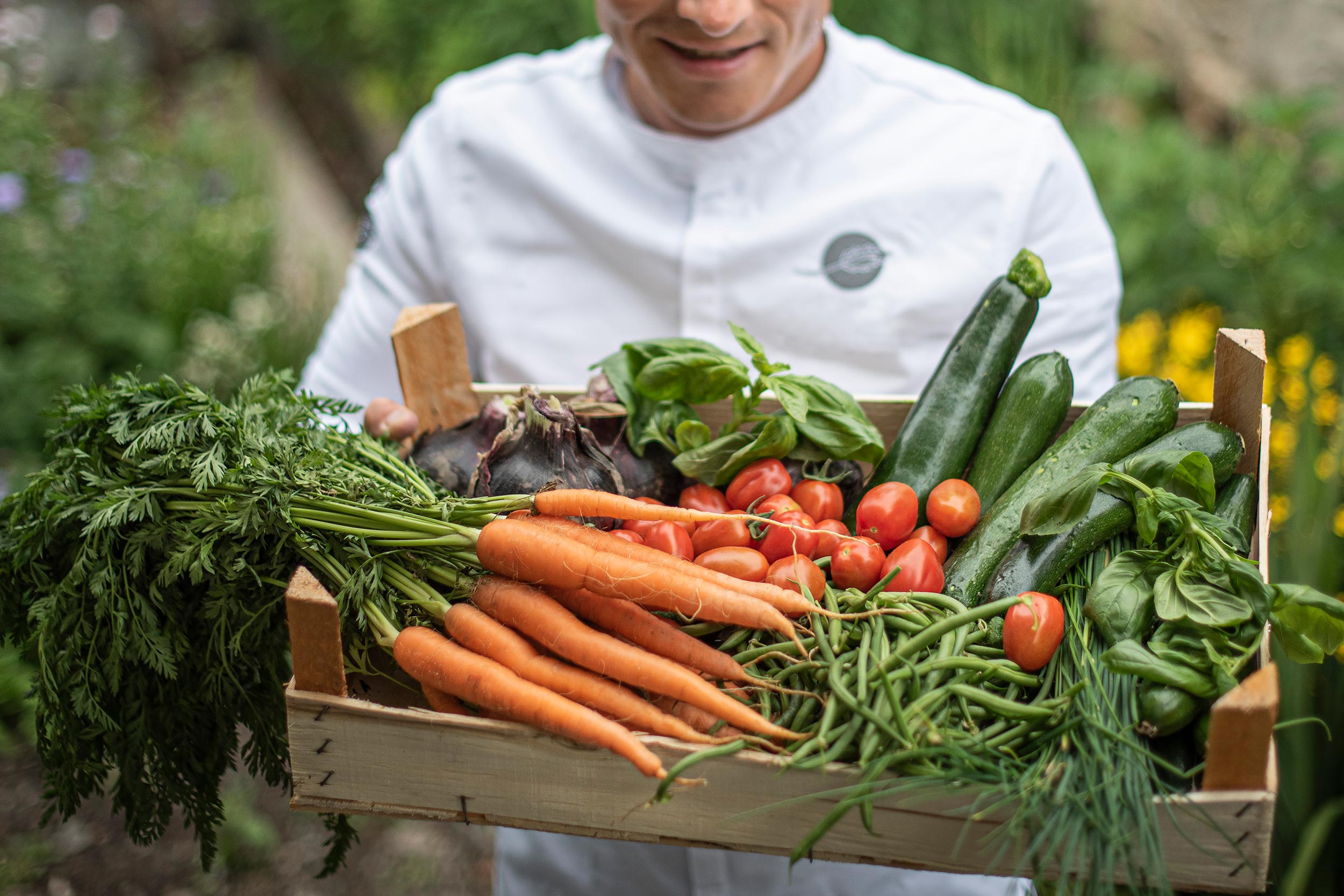 Wellnesshotel: Aktiv- & Vitalhotel Taubers Unterwirt, frisches Gemüse aus dem garten - Aktiv- & Vitalhotel Taubers Unterwirt